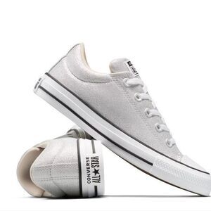 NWT Converse Silver Lurex Sneakers M10/W12
